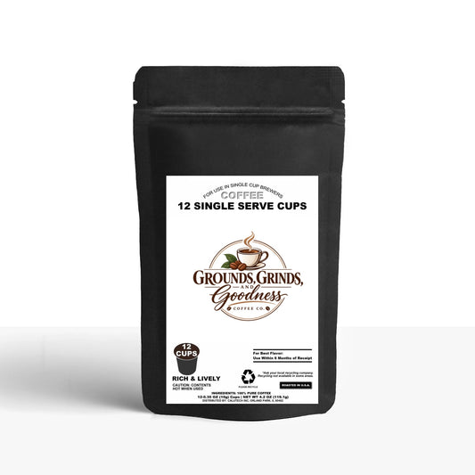 12 Pack Single Serve Coffee Capsules